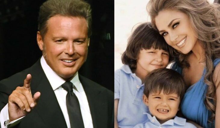 Luis Miguel, Aracely Arámbula y sus dos hijos