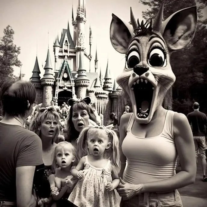 Disney World reinventado como película de miedo