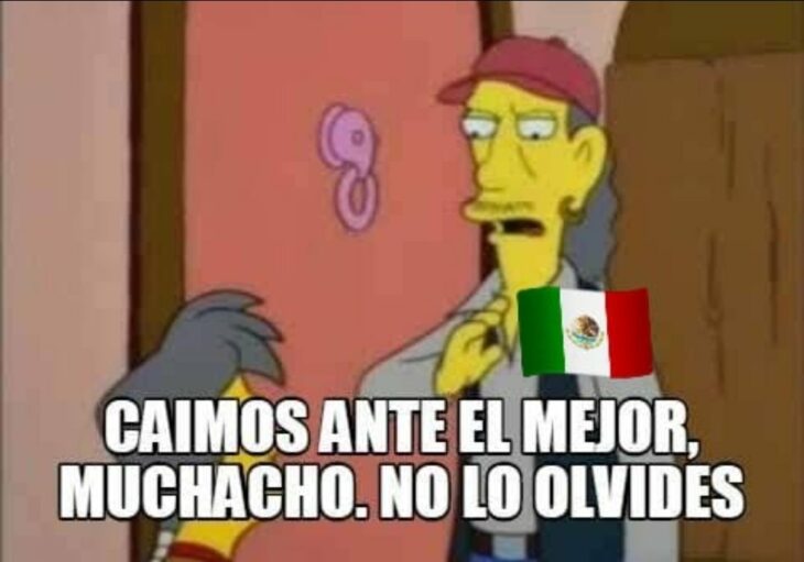 Perdimos ante el mejor muchacho meme simpsons