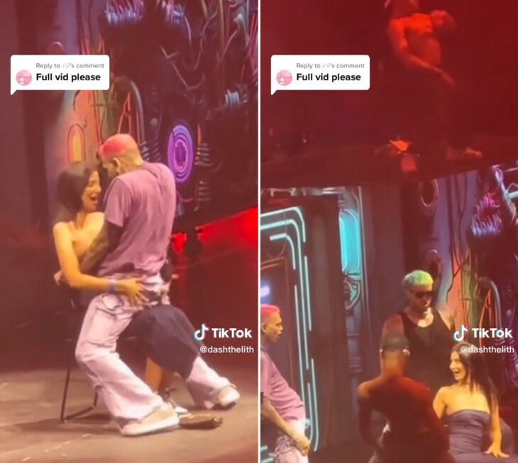 Chris Brown le hizo un baile erótico a su novia