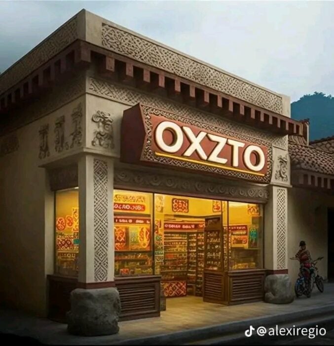 Oxxo de México si no hubiera sido conquistado