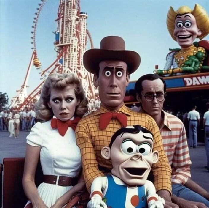 Woody reinventado como personaje de terror