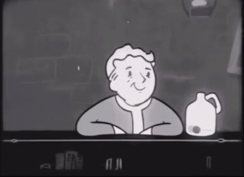 Fallout caricatura beber en demasía