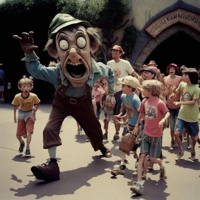 Disney reinventado como parque de miedo
