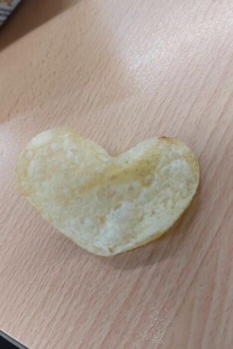 Papita en forma de corazón