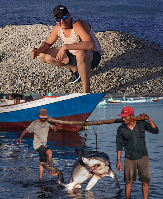 Diego y pescadores