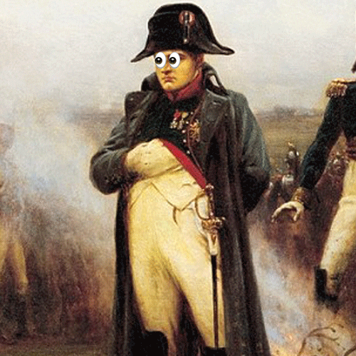 Napoleón gif pizza