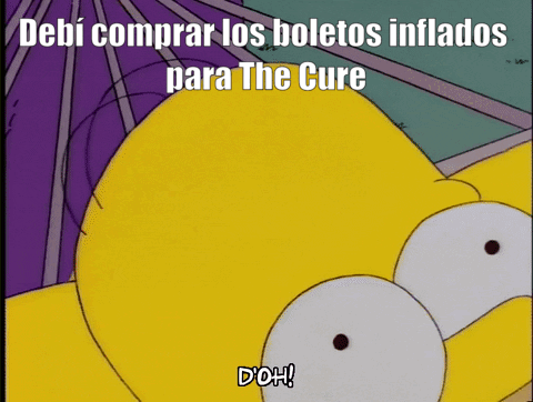 HOomero meme boletos de the cure
