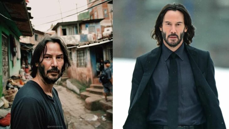 Keanu Reeves si viviera en Cuba comparación