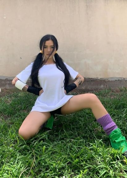 Bella Poarch cosplay de Videl