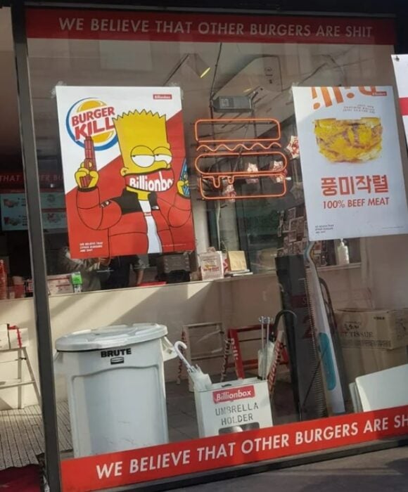 Burger Kill copia descarada de Burger King