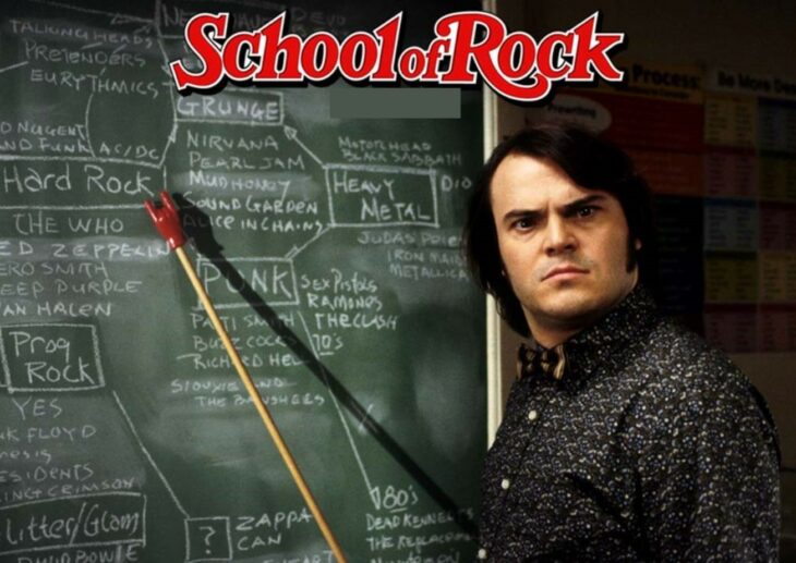 Jack Black en Escuela de Rock