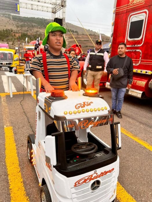 Medio Metro sobre un camioncito