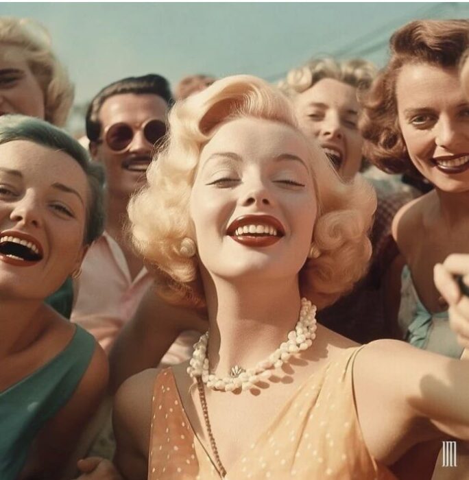 Marilyn Monroe Selfie IA