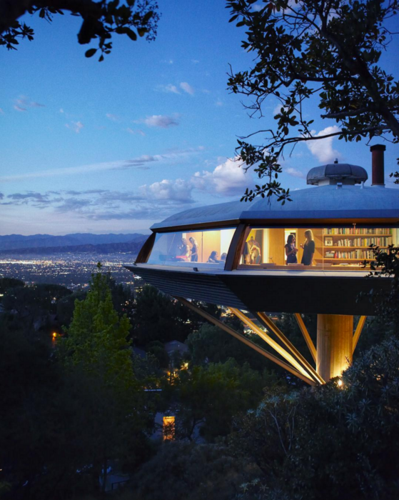 The Chemosphere, de John Lautner, vista en Doble cuerpo de Brian de Palma