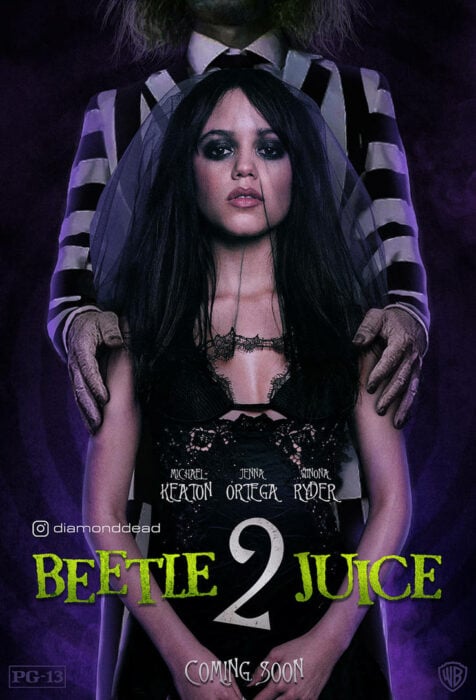 Beetlejuice con Jenna Ortega poster