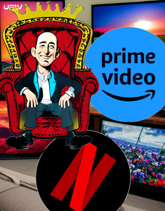 Bezos es ahora el rey con amazon prime video sobre netflix