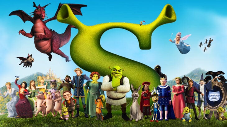 Shrek wallpaper con todos los personajes