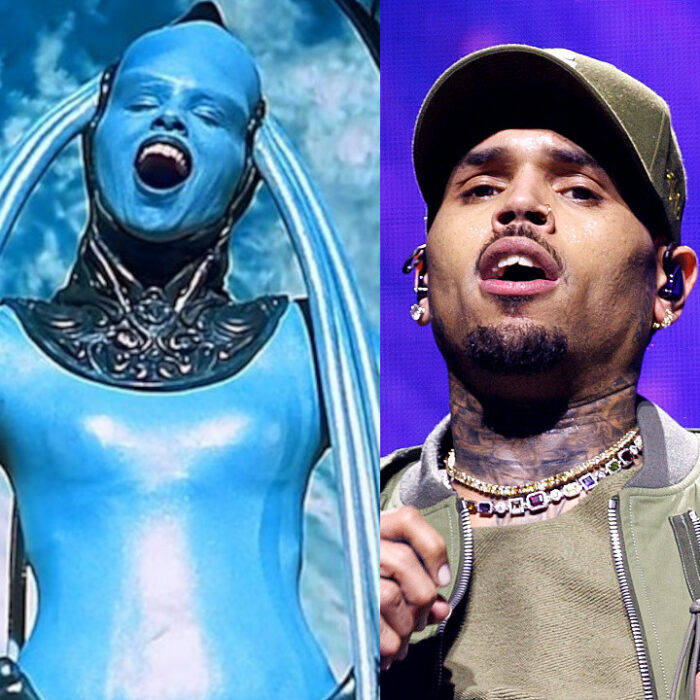 Diva Plavalaguna y CHris Brown