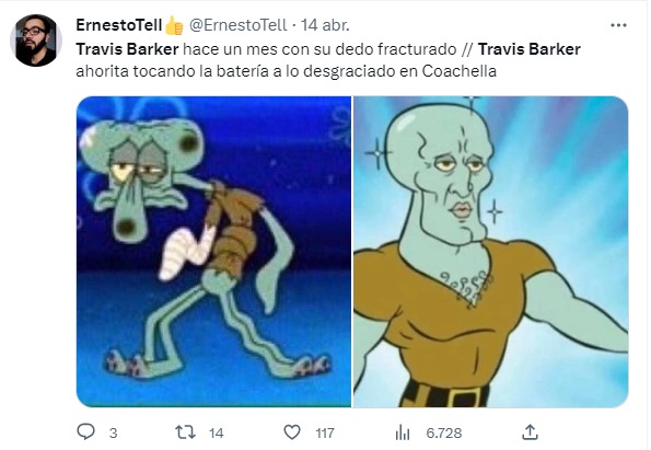 Memes sobre Blink 182 por tocar en Coachella y cancelar en México 