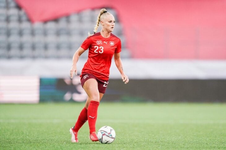 Alisha Lehmann como seleccionada suiza 