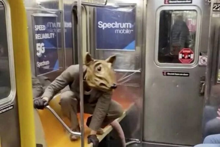 La verdadera rata del Metro