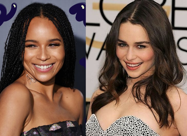 Zoe Kravitz y Emilia Clarke