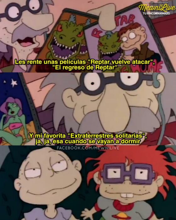 Chiste adulto en Rugrats