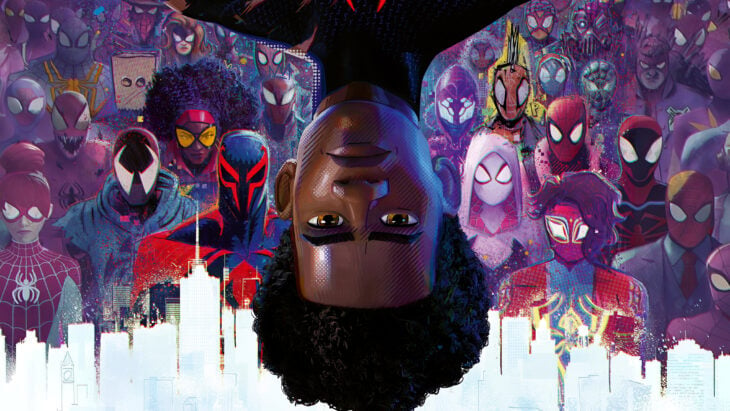Spiderman: across the spider-verse póster
