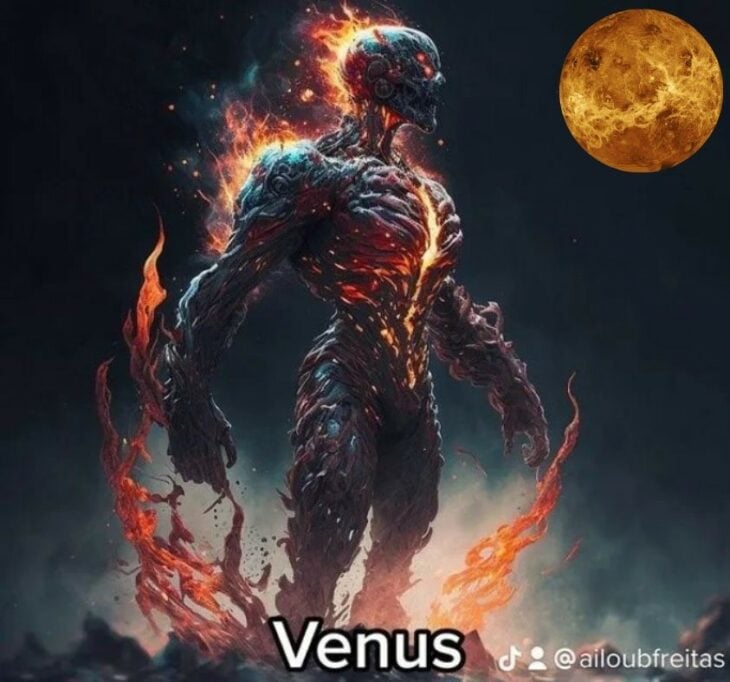 Venus como villano según IA