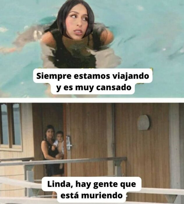 Meme Kim Kardashian hay gente que está muriendo