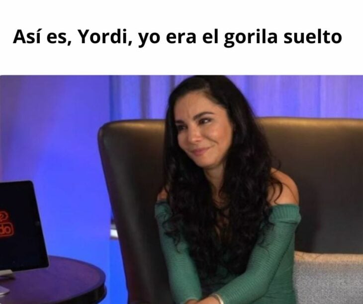 Meme Martha Higareda gorila en Hidalgo