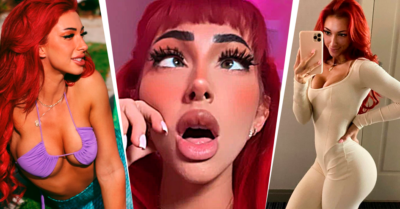 Modelo de OnlyFans se promueve en espectacular londinense