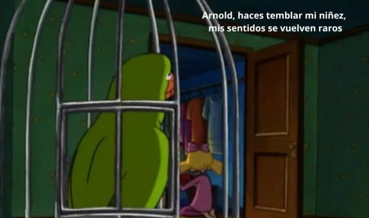 Helga hablando sola en Hey Arnold