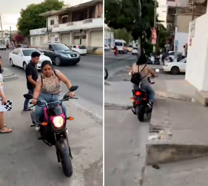 Chocó la moto que acababa de comprar