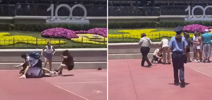 Pelea en Disney World