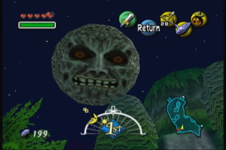 Majoras mask luna Zelda