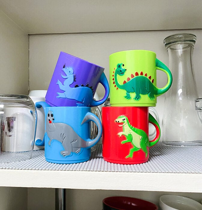 Tazas de dinosaurio