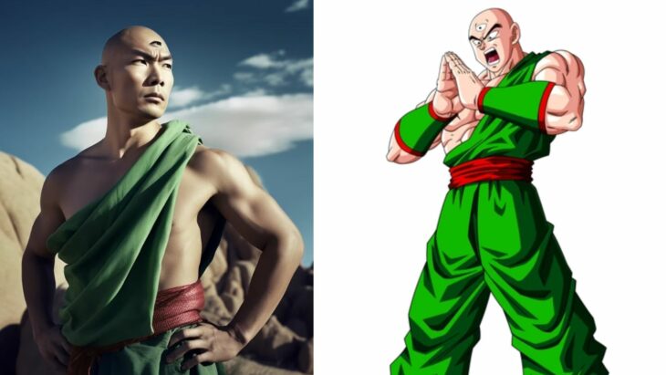 Ten Shin Han en la vida real según un IA