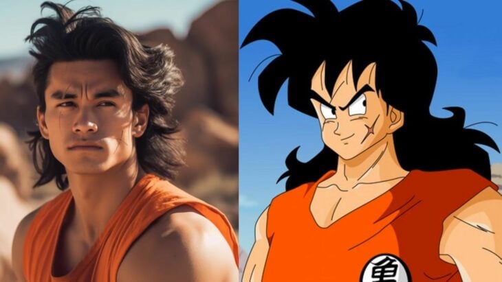 Yamcha en la vida real según un IA