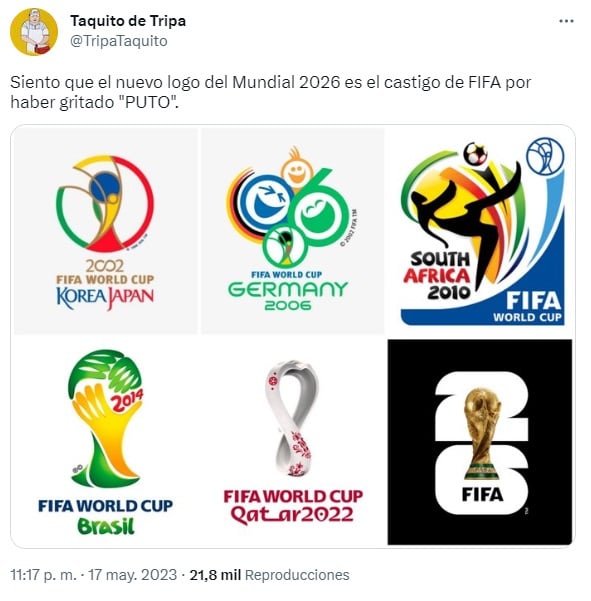 Memes del logo del mundial 2026