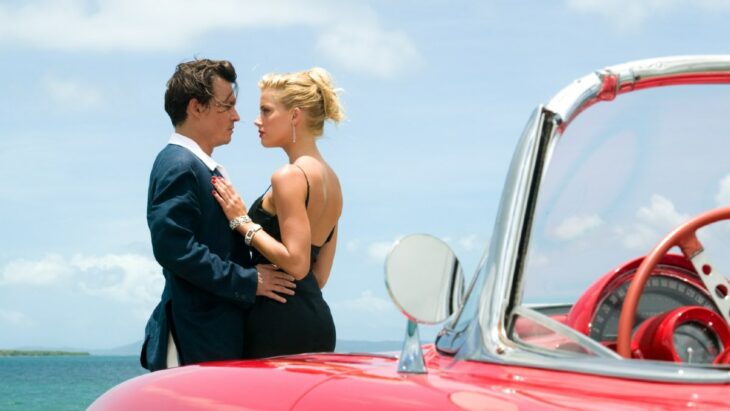 Amber Heard y Johnny Depp en The Rum Diary 