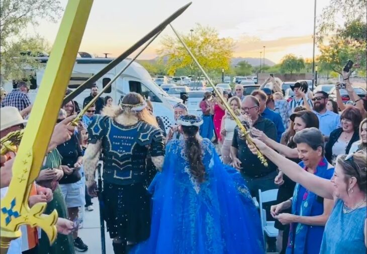 Boda medieval en White Castle