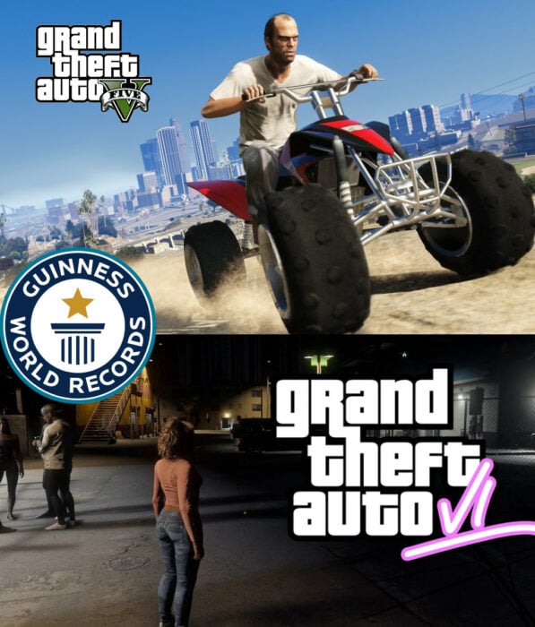 Gta V y VI 5 y 6 récords guinness