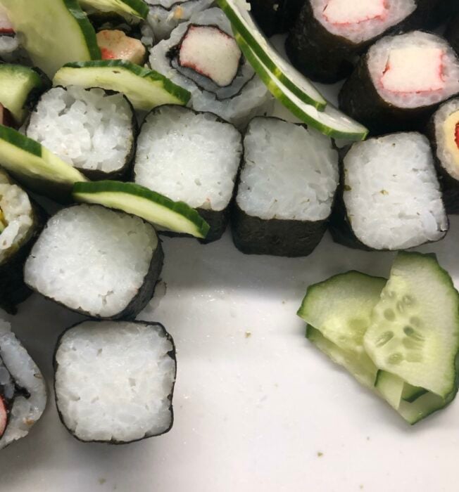 Muestra de Sushi Vegano