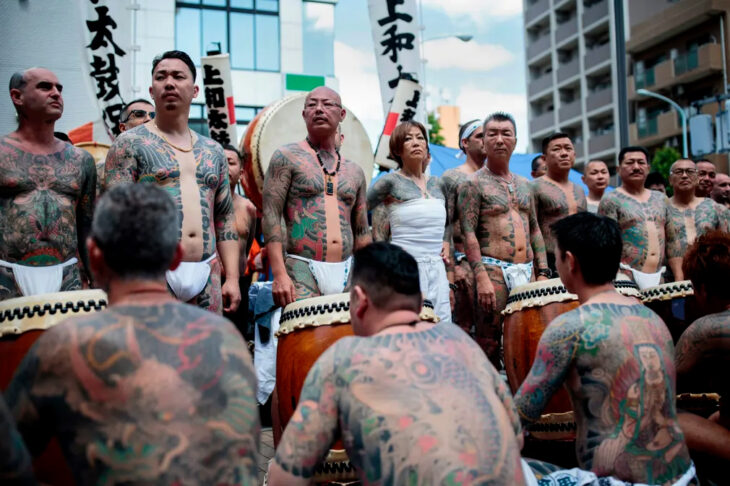 Festival donde los yakuzas desfilan