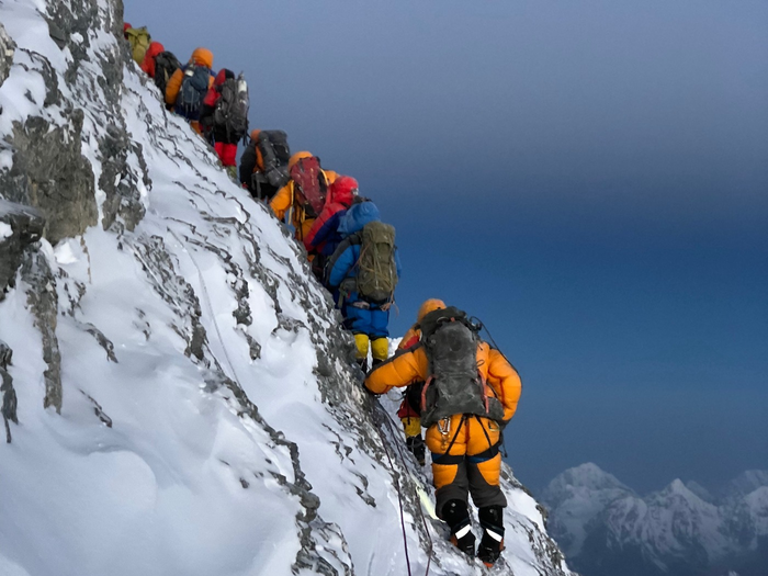 Escalando el Everest