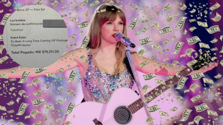 Taylor Swift guitarra en concierto