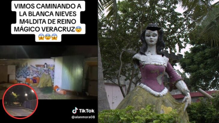 Blanca Nieves del parque Reino Mágico en Veracruz 