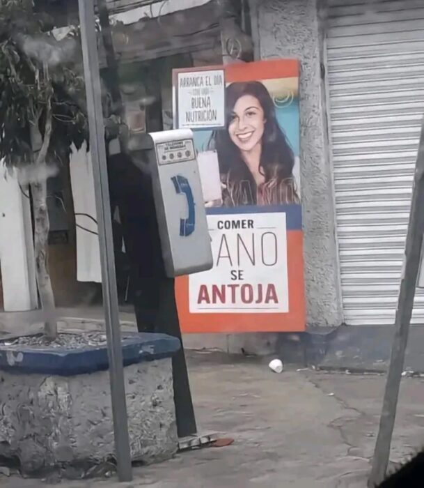 Anuncio en la calle